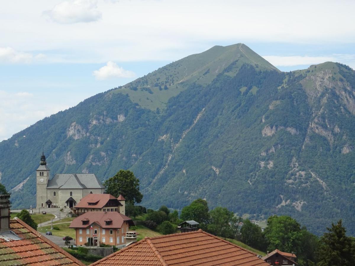 Chalet Neuf 6 Personnes Mont-Saxonnex Экстерьер фото