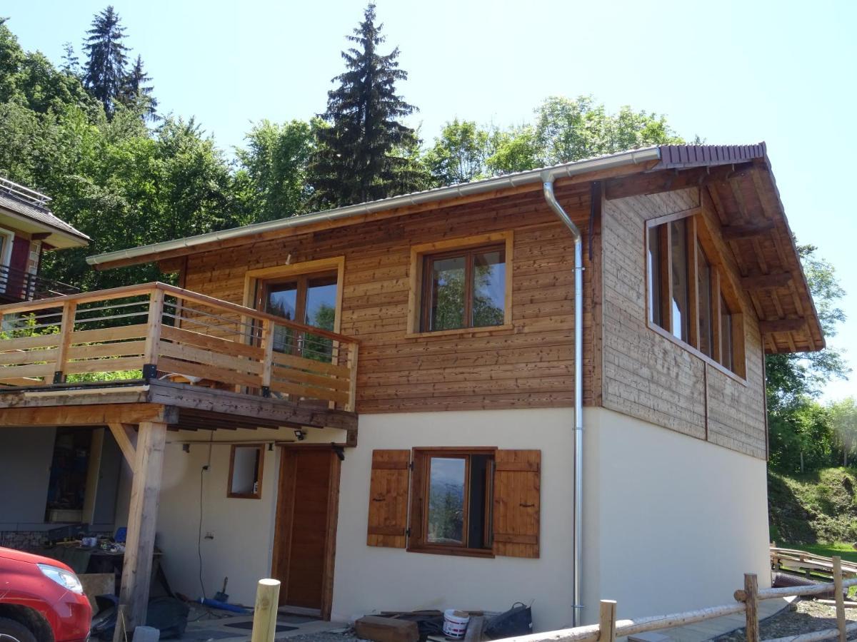 Chalet Neuf 6 Personnes Mont-Saxonnex Экстерьер фото