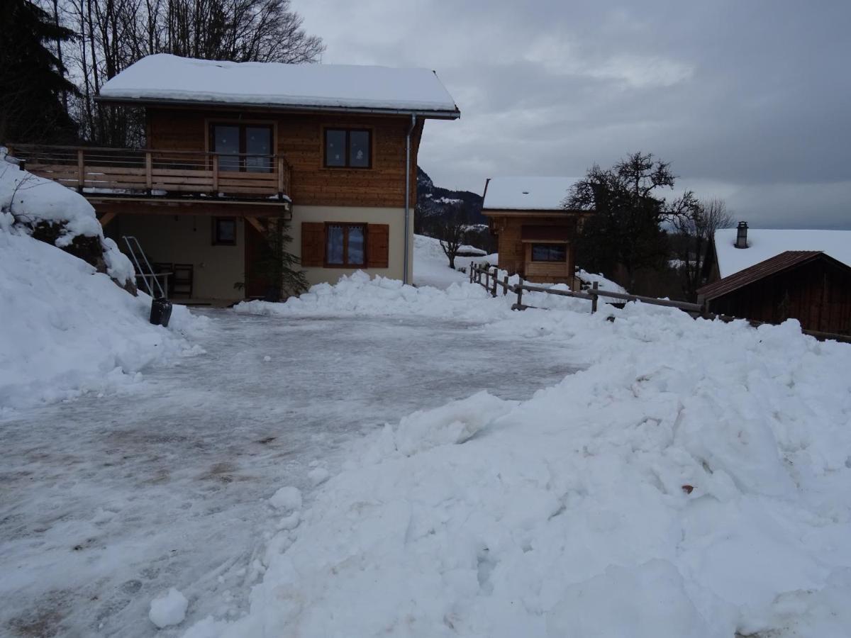 Chalet Neuf 6 Personnes Mont-Saxonnex Экстерьер фото